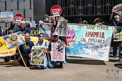 Stop Line 3 Activists Rally At US Army Corps Of Engineers Office:July 16th, 2021